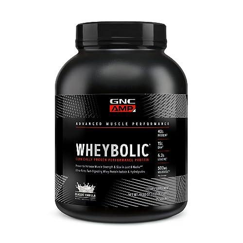 GNC AMP Wheybolic Protein Powder | Targeted Muscle Building and Workout Support - NutriGlobal
