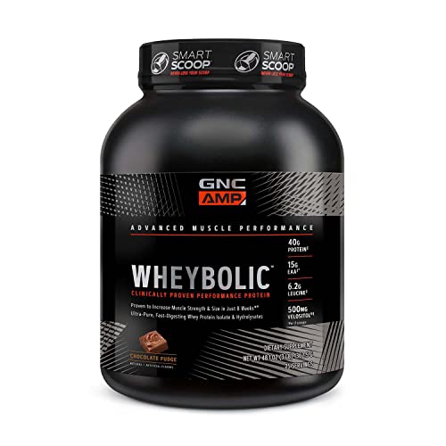 GNC AMP Wheybolic | Targeted Muscle Building and Workout Support Formula | Pure Whey - NutriGlobal