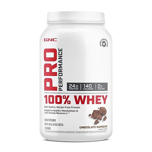 GNC Pro Performance 100% Whey Protein Powder - Chocolate Supreme, 25 Servings - NutriGlobal