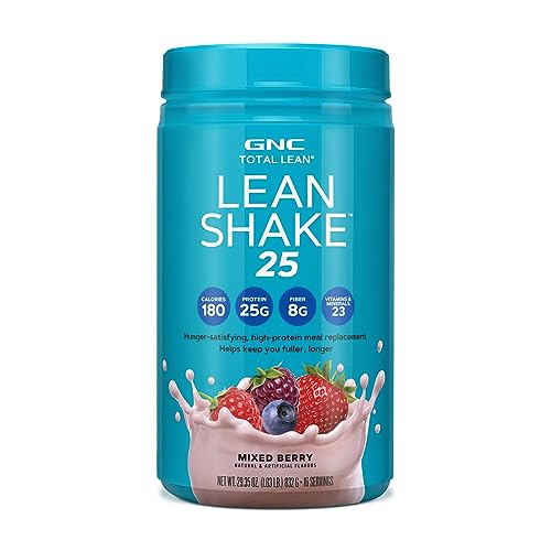 GNC Total Lean | Lean Shake 25 Protein Powder | High-Protein Meal Replacement Shake - NutriGlobal