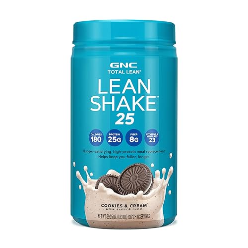 GNC Total Lean | Lean Shake 25 Protein Powder | High-Protein Meal Replacement Shake - NutriGlobal