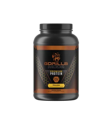 Gorilla Mode Premium Whey Protein - Chocolate / 25 Grams of Whey Protein Isolate - NutriGlobal