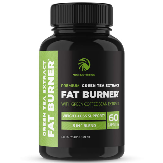 Green Tea Weight Loss Pills with Green Coffee Bean Extract | Belly Fat Burner, Metabolism - NutriGlobal