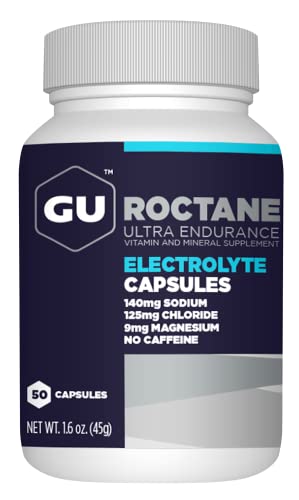 GU Energy Roctane Ultra Endurance Electrolyte Capsules, 50-Count Bottle - NutriGlobal