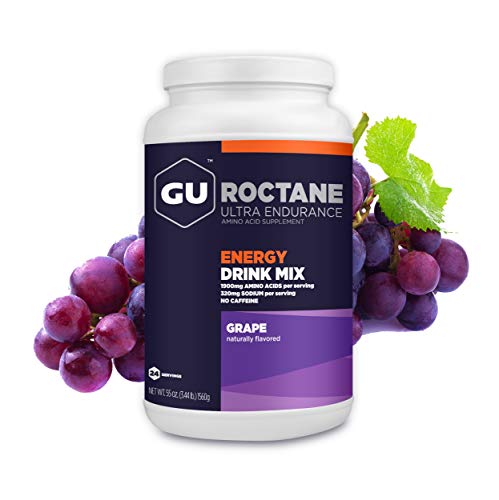 GU Energy Roctane Ultra Endurance Energy Drink Mix, 3.44-Pound Jar, Grap - NutriGlobal