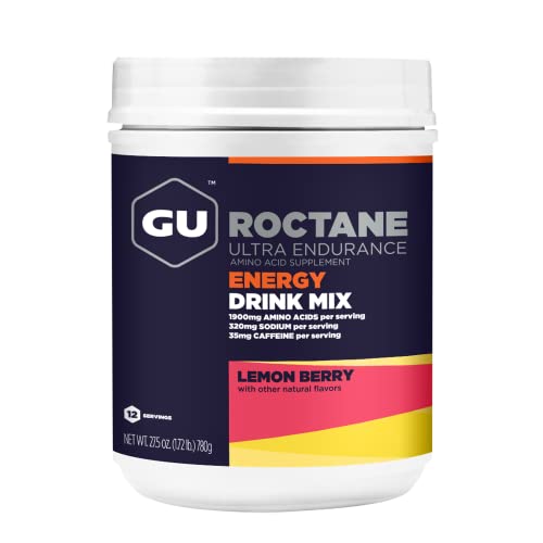 GU Energy Roctane Ultra Endurance Energy Drink Mix, Lemon Berry, 1.72 lb - NutriGlobal