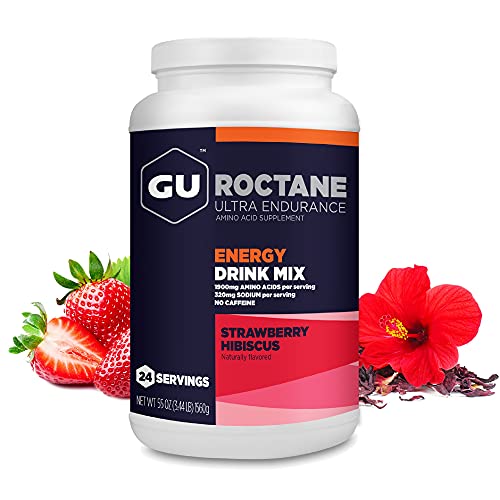 Gu Energy Roctane Ultra Endurance Energy Drink Mix, Strawberry Hibiscus - NutriGlobal