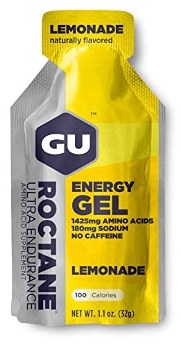 GU Energy Roctane Ultra Endurance Energy Gel, 24-Count, Lemonade - NutriGlobal