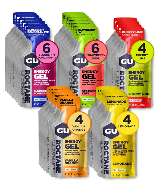 GU Energy Roctane Ultra Endurance Energy Gel, Quick On-The-Go Sports - NutriGlobal