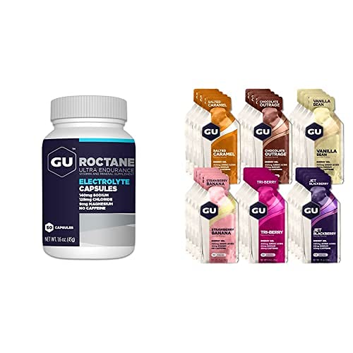 GU Energy Variety Pack, Roctance Ultra Endurance Electrolye Capsules - NutriGlobal