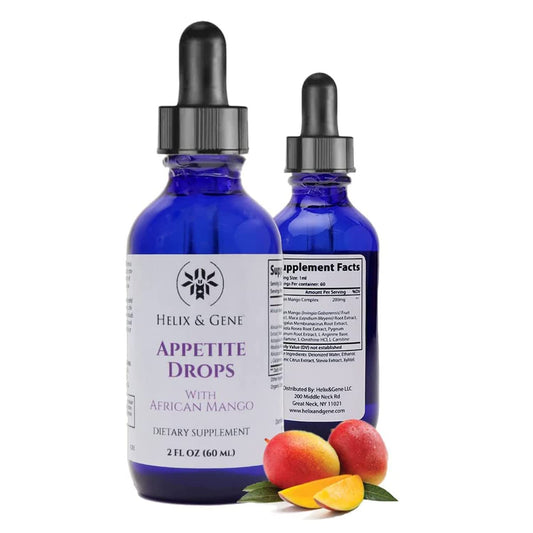 Helix & Gene Appetite Diet Drops Mango Flavor | Fast Weight Loss | Natural Metabolism - NutriGlobal