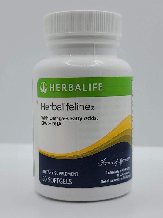 Herbalife Herbalifeline: 60 Softgels with Vitamin E, Marine Lipid Complex, Omega-3 Fatty - NutriGlobal