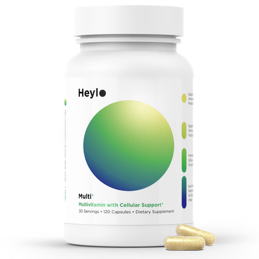 Heylo Multi+ Advanced Multivitamin Supplement – Boosts Energy, Enhances Immune Support, Provides Antioxidant Protection, Promotes Detoxification - NutriGlobal