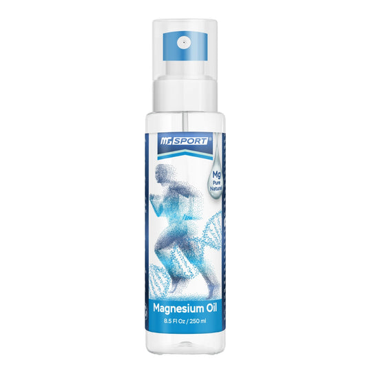 High Absorption Pure Magnesium Oil Spray – 250 ml – 100% Pure Magnesium Chloride - NutriGlobal