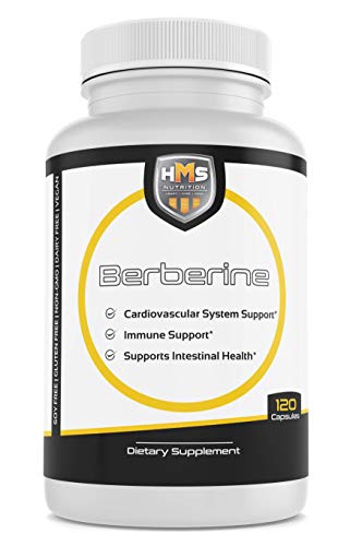 HMS Nutrition 550mg Berberine HCL from Berberis Aristata Root - NutriGlobal