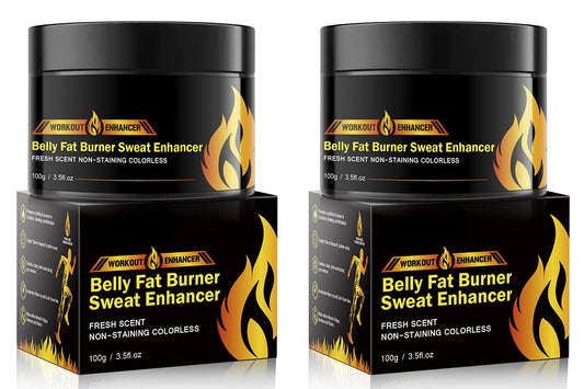 Hot Cream 2Pack, Fat Burning Cream for Belly, Natural Sweat Workout Enhancer Gel - NutriGlobal