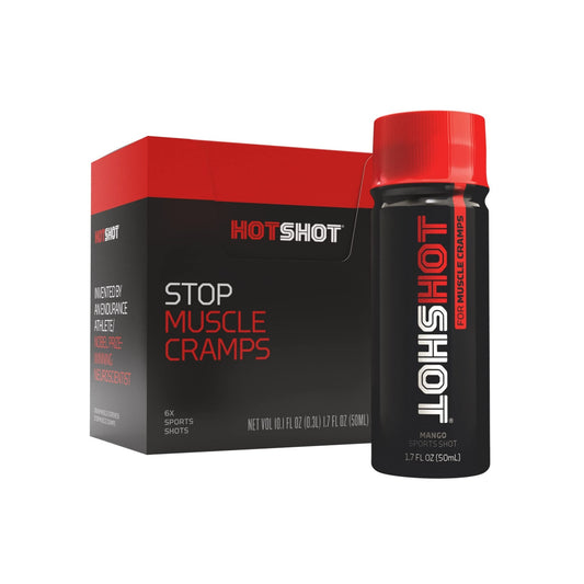 HOTSHOT Sports Shot Muscle Cramp Relief, All Natural Liquid Sports Drink, Scientifically - NutriGlobal