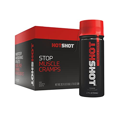 HOTSHOT Sports Shot Muscle Cramp Relief, All Natural Liquid Sports Drink, Scientifically - NutriGlobal