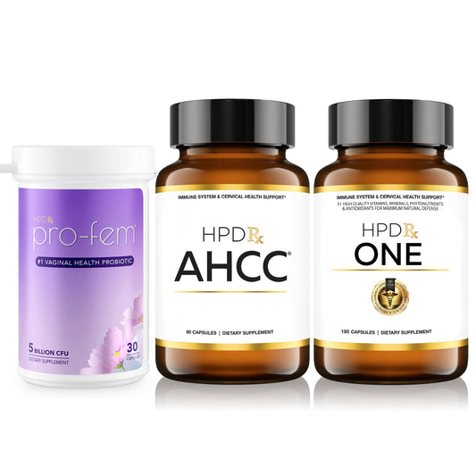 HPD Rx AHCC, Pro Fem, & ONE Bundle for Women - NutriGlobal