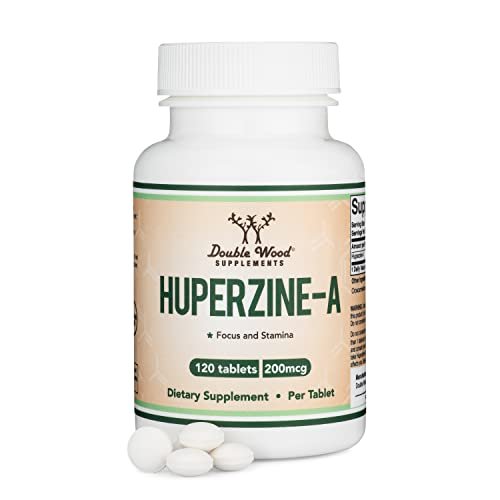 Huperzine A 200mcg (Third Party Tested) Manufactured in The USA, 120 Tablets, Brain - NutriGlobal