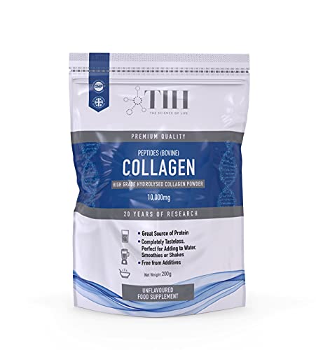 Hydrolysed Collagen Powder (Bovine) - High Protein Grass Fed Unflavoured Peptides - NutriGlobal