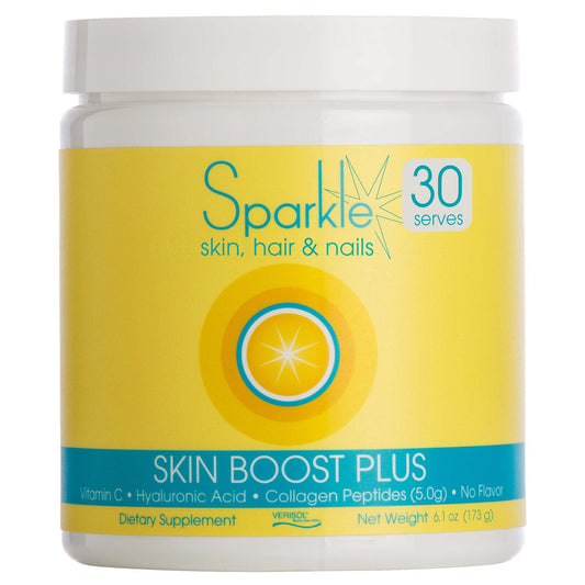 Hydrolyzed Collagen Powder - Sparkle Skin Boost Plus (No Flavor) [30-Serves] Verisol Pept - NutriGlobal