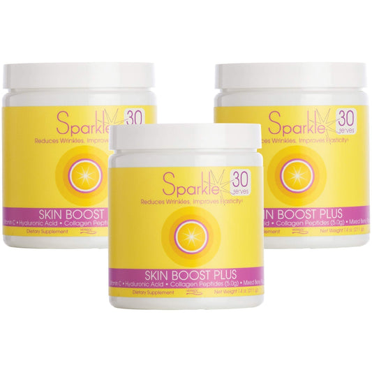 Hydrolyzed Collagen Powder - Sparkle Skin Boost Plus (Tropical Coconut Pineapple) - NutriGlobal