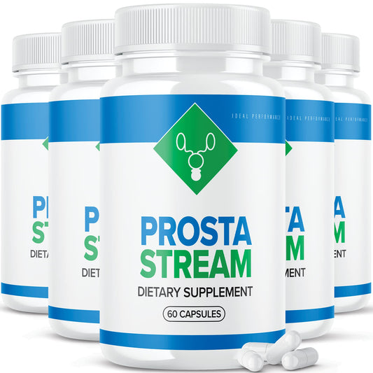IDEAL PERFORMANCE (5 Pack) Prosta Stream Prostate Supplement Prostastream Pills - NutriGlobal