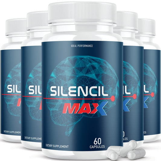 IDEAL PERFORMANCE (5 Pack) Silencil Tinnitus Max Supplement Pills Silencio Silencile - NutriGlobal