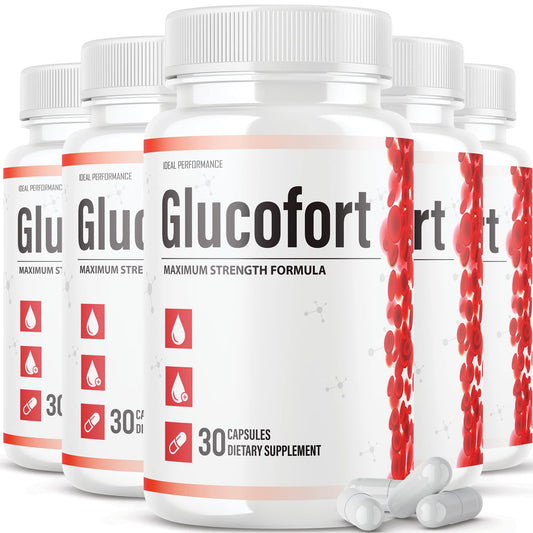 IDEAL PERFORMANCE (Official) Glucofort Formula Supplement (5 Pack) - NutriGlobal