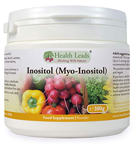 Inositol (Myo-Inositol) Powder 300g, Also Called Vitamin B8, High Absorption, Vegan - NutriGlobal