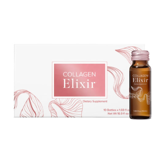 Isagenix Collagen Elixir - Collagen Drink with Marine Collagen Peptides - Liquid Collagen - NutriGlobal