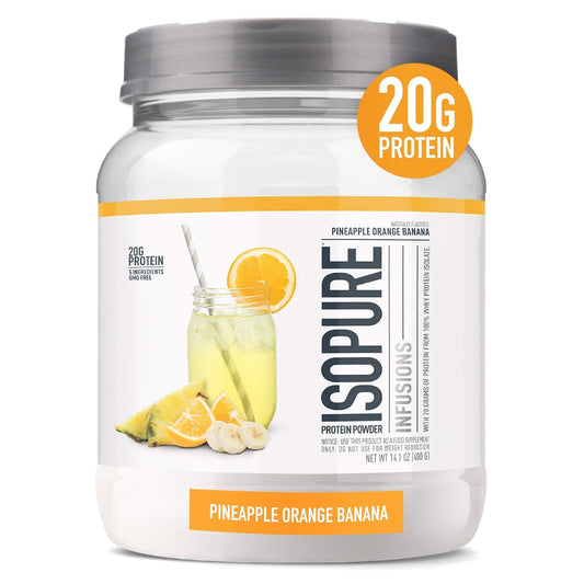 Isopure Protein Powder, Gluten Free, Whey Protein Isolate, Post Workout Recovery Drink - NutriGlobal