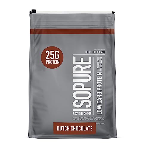 Isopure Protein Powder, Low Carb Whey Isolate, Gluten Free, Lactose Free, 25g Protein - NutriGlobal