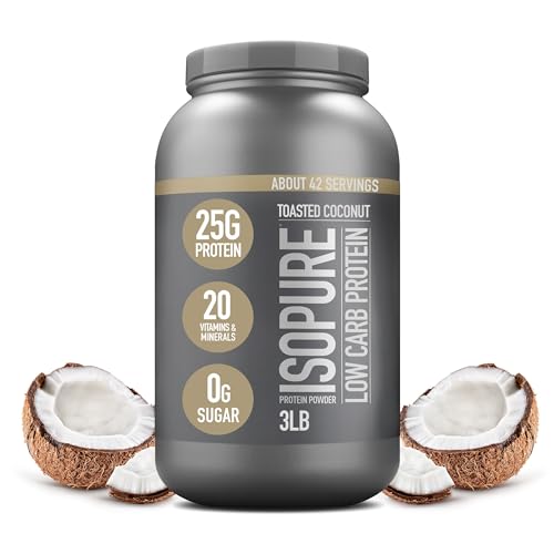 Isopure Protein Powder, Low Carb Whey Isolate with Vitamin C & Zinc for Immune Support - NutriGlobal