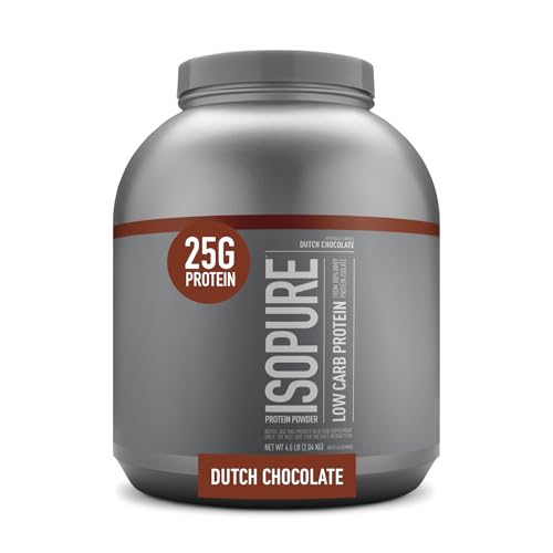 Isopure Protein Powder, Whey Isolate with Vitamin C & Zinc for Immune Support, 25g Protein - NutriGlobal