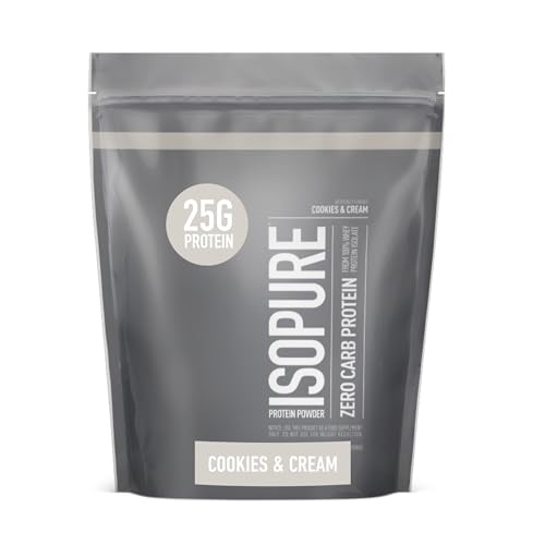 Isopure Protein Powder, Zero Carb Whey Isolate, Gluten Free, Lactose Free, 25g Protein - NutriGlobal