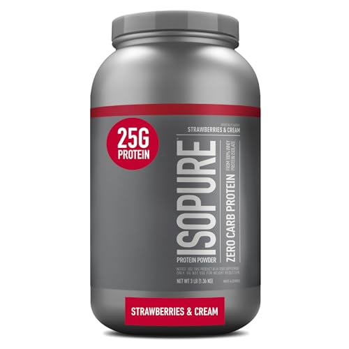 Isopure Protein Powder, Zero Carb Whey Isolate with Vitamin C & Zinc for Immune Support - NutriGlobal
