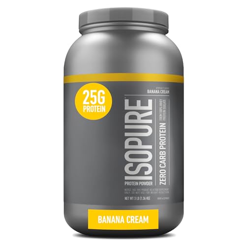 Isopure Protein Powder, Zero Carb Whey Isolate with Vitamin C & Zinc for Immune Support - NutriGlobal