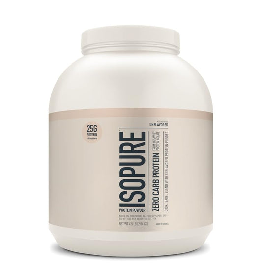 Isopure Zero Carb Unflavored 4.5lb, 70 Servings - NutriGlobal