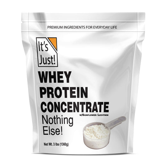 It's Just! - 100% Whey Protein Concentrate, Made in USA, Premium WPC-80, No Added - NutriGlobal