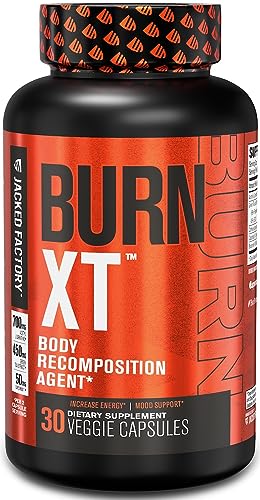Jacked Factory Burn-XT for Men & Women - Improve Focus & Increase Energy - Premium - NutriGlobal