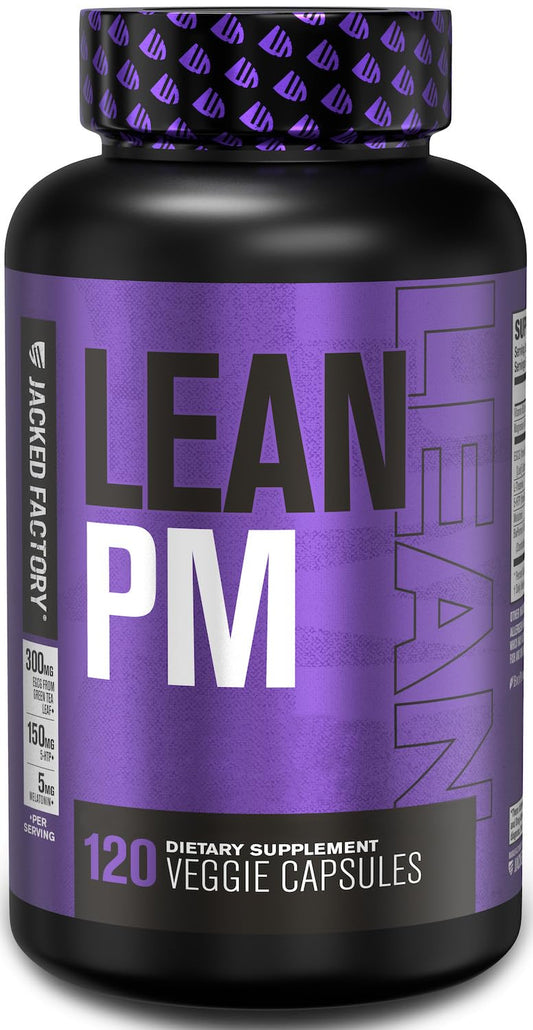 Jacked Factory Lean PM Night Time Body Support and Sleep Aid Supplement - Sleep Sup - NutriGlobal