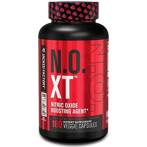 Jacked Factory N.O. XT Nitric Oxide Supplement with Nitrosigine L Arginine, L Citrulline - NutriGlobal