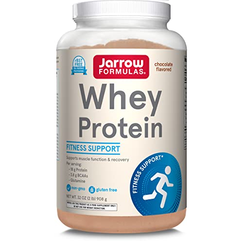 Jarrow Formulas Whey Protein With 18 g of Protein, 3.8 g of BCAAs, & Glutamine, Dietary - NutriGlobal