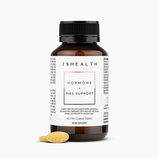 JSHealth Vitamins Hormone Balance for Women and PMS Support Supplement - Premenstrual Symptom Relief with Vitamins B3, B6 & Magnesium (60) - NutriGlobal