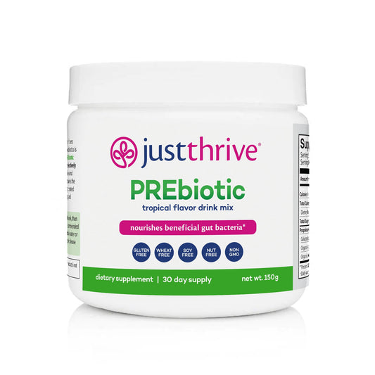 Just Thrive PREbiotic Powder - Digestive and Immune Support Supplement, 150 g - NutriGlobal