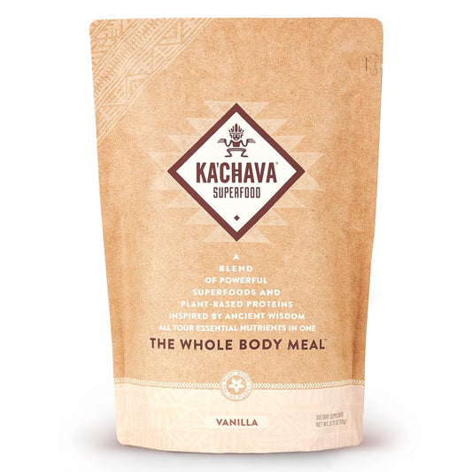 Ka’Chava All-In-One Nutrition Shake Blend, Vanilla, 85+ Superfoods, Nutrients & Plant - NutriGlobal