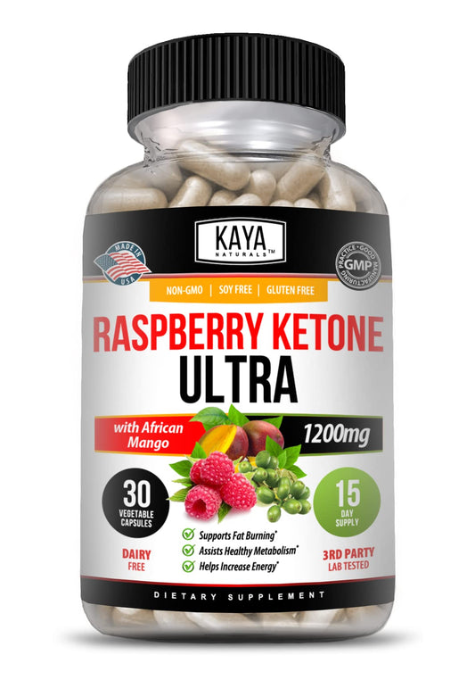 Kaya Naturals Keto Diet Raspberry Ketone - Weight Loss Supplement, Appetite Control - NutriGlobal