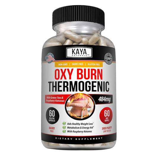 Kaya Naturals Oxy Burn - Weight Loss Pills for Women & Men - Appetite Suppressant - NutriGlobal